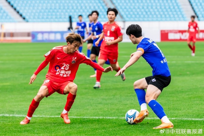 中冠常州賽區(qū)排位賽：上海澤天下半時三連擊，江蘇常晉角球致勝