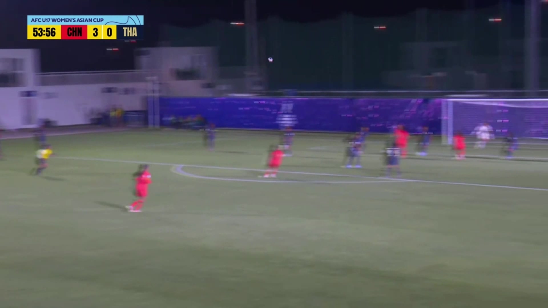 U17中國女足4-0領(lǐng)先泰國！李啟嫻梅開二度，