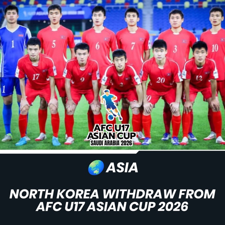 臨陣退賽遭重罰：朝鮮U17被取消下屆U17亞洲杯資格+罰款5萬